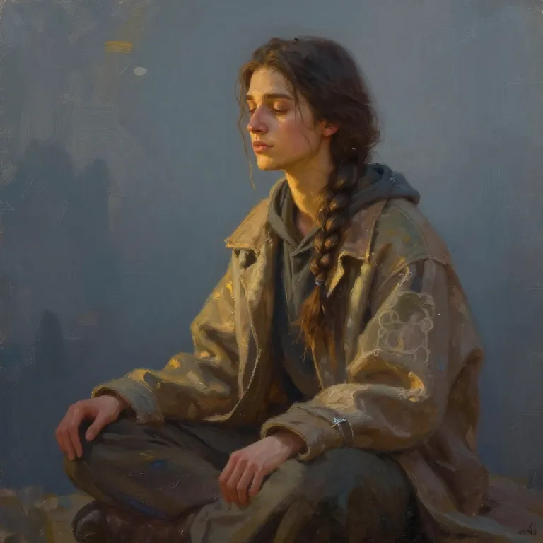 Ilustração do antecedente Médium na Última Encarnação