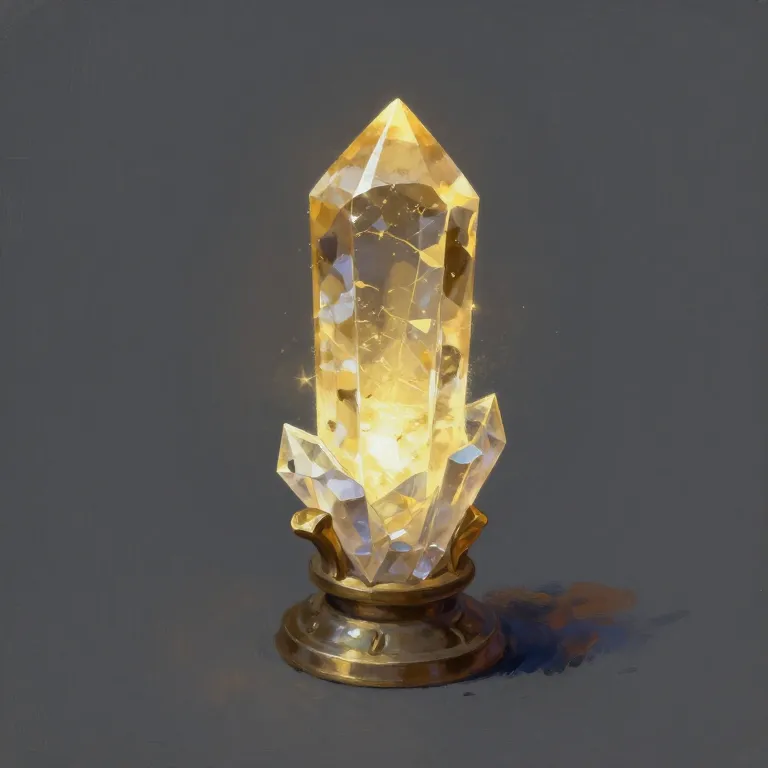 Ilustração de Foco Arcano (Cristal)