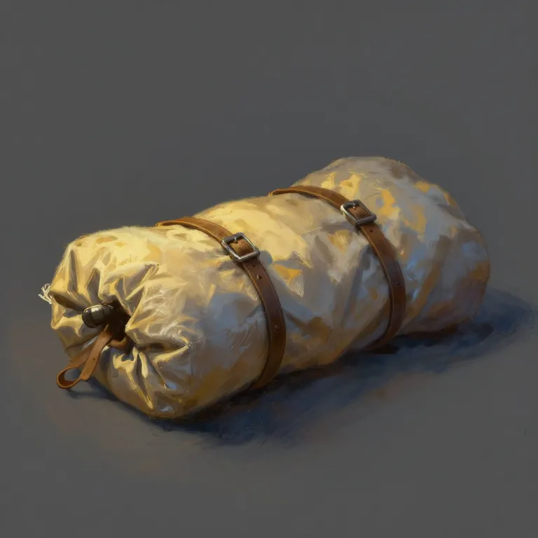 Ilustração de Rolo de Cama