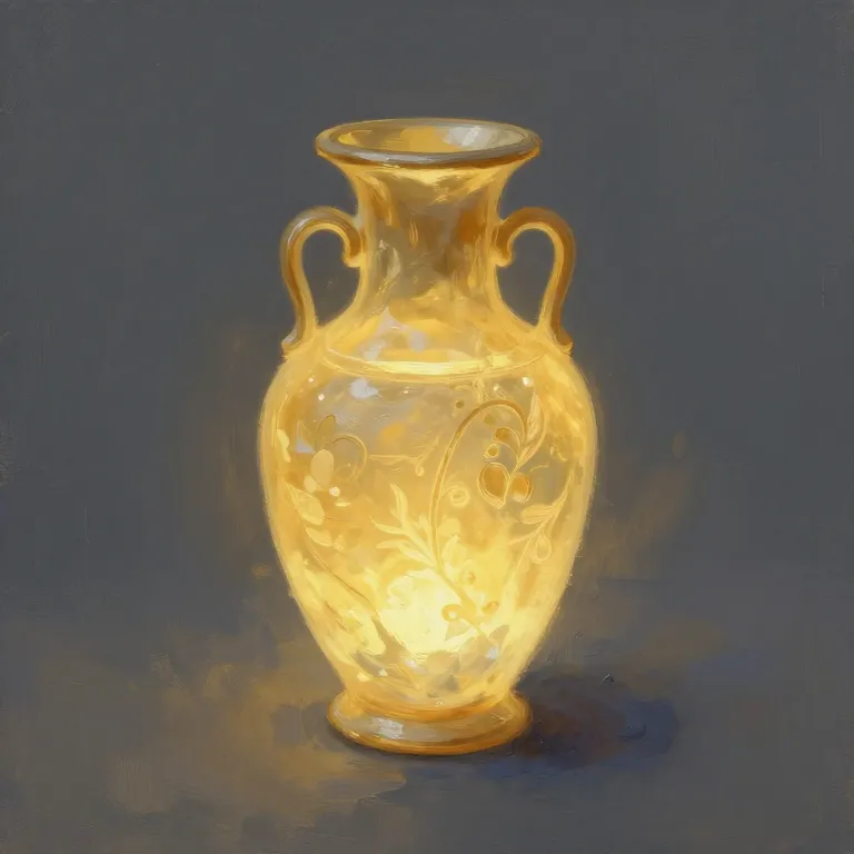 Ilustração de Ânfora de Essências Luminosas