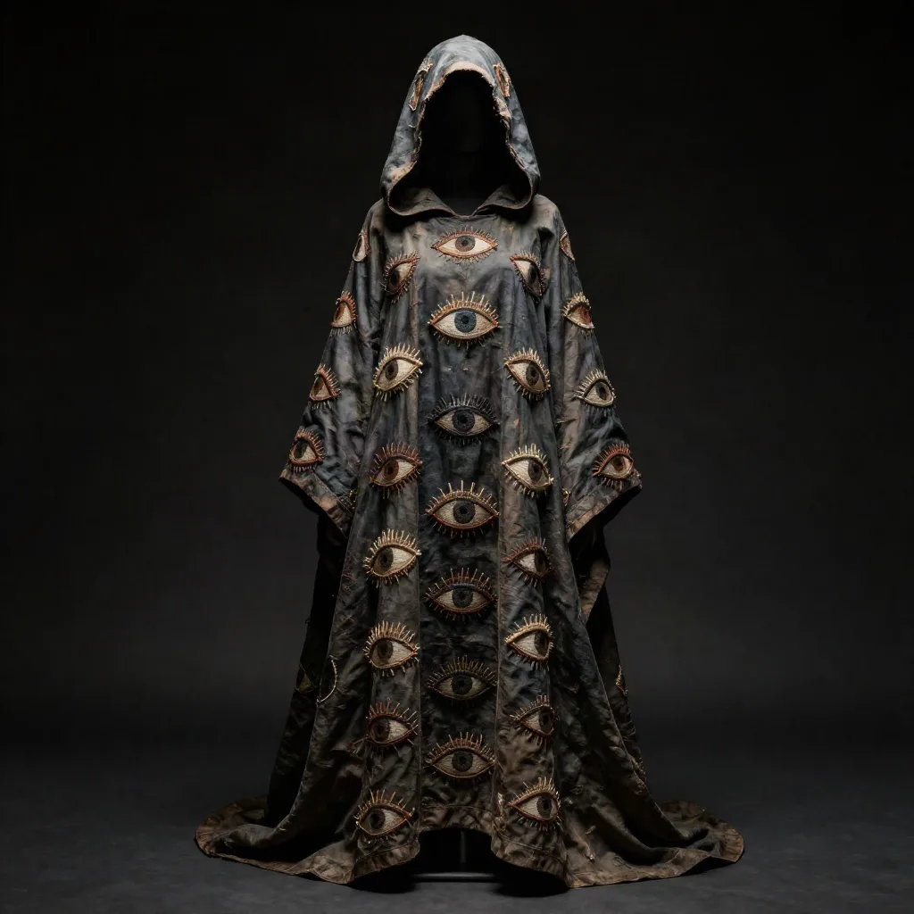 Ilustração de Robe de Olhos