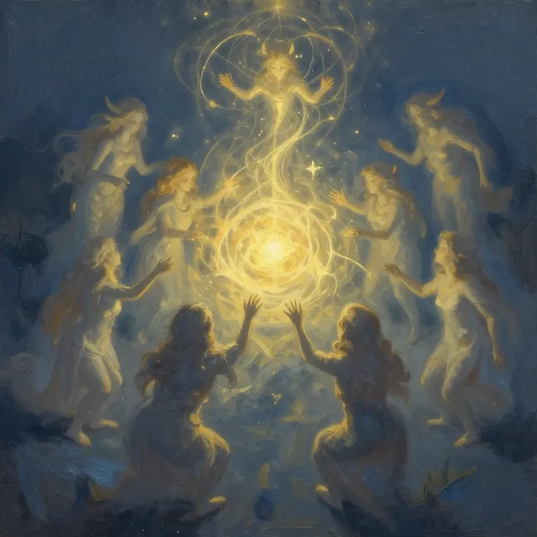 Ilustração de Projeção Astral