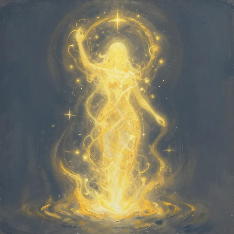 Ilustração de Aura Sagrada