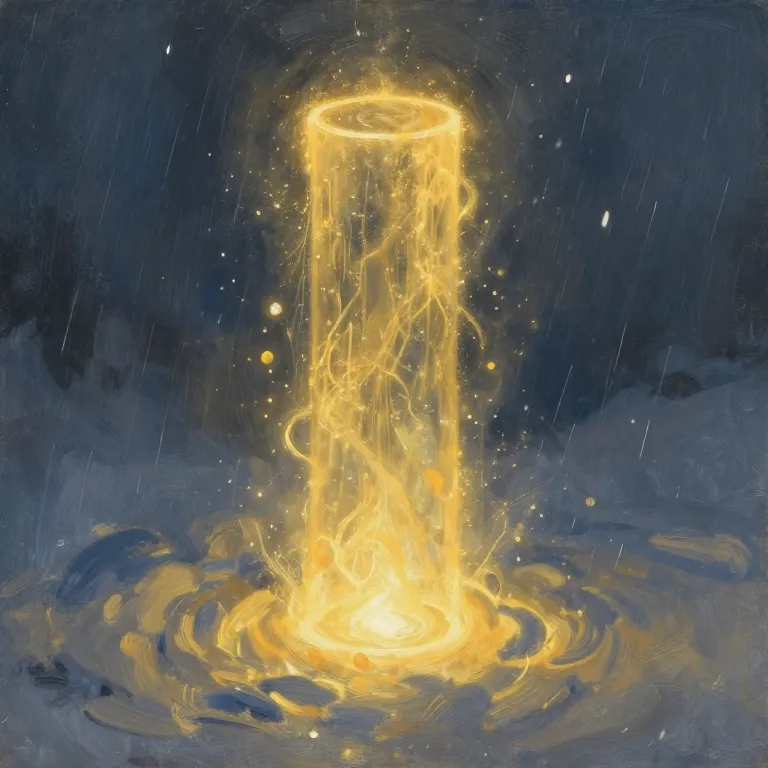 Ilustração de Tempestade Glacial