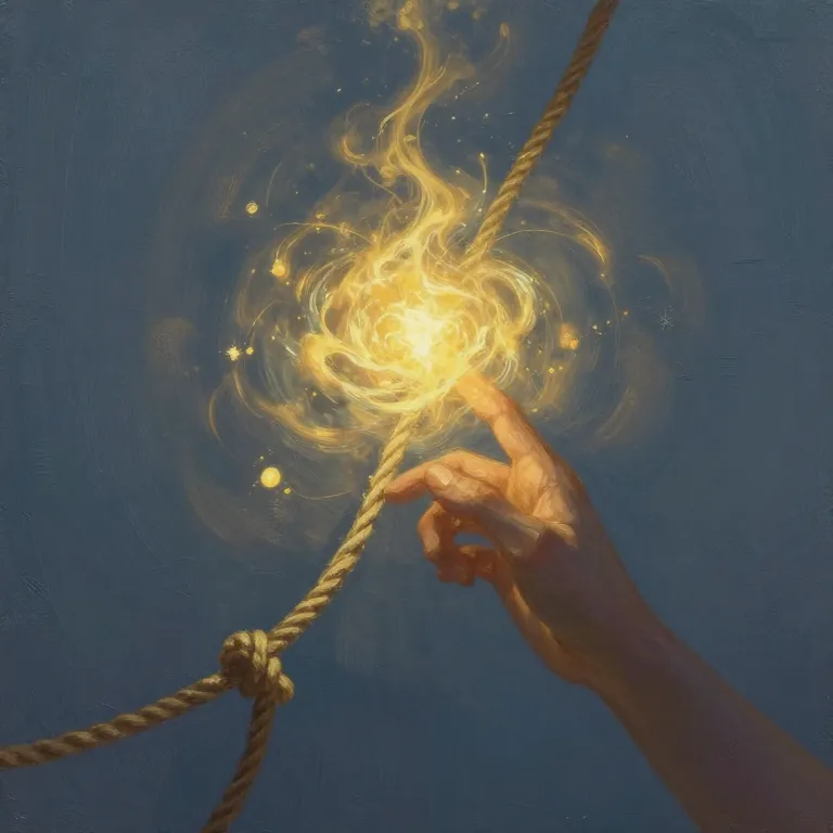 Ilustração de Corda Extradimensional